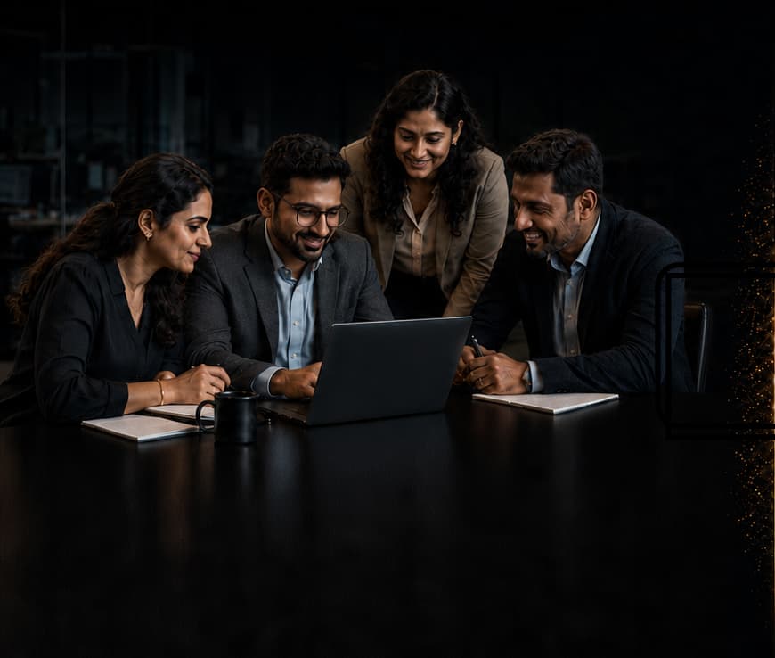 ZaroHR team collaborating on managed HR services